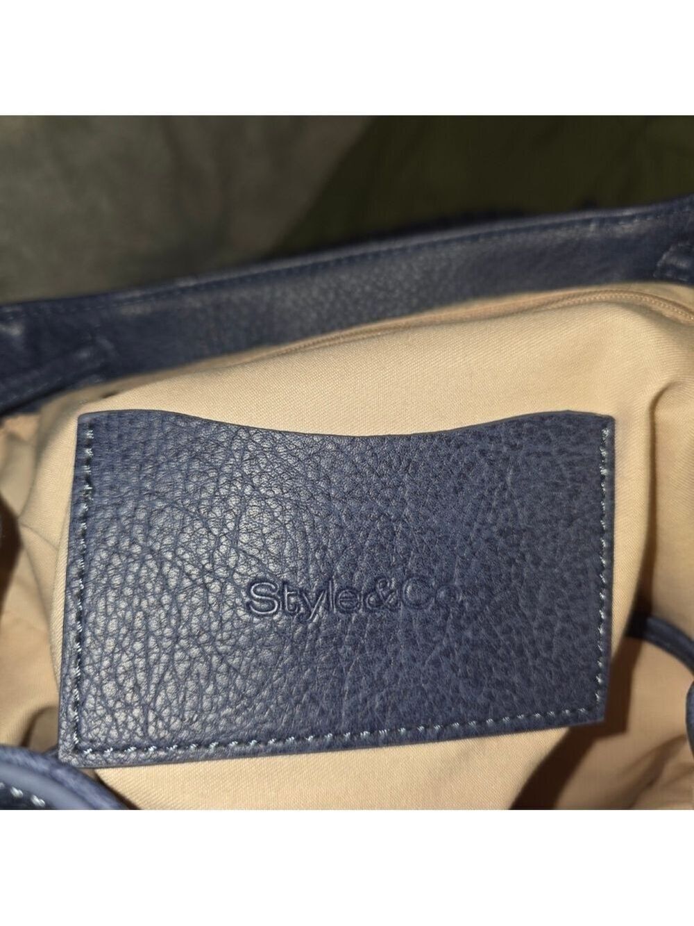 Style & Co Backpack Blue #PUR18 - Picture 7 of 14